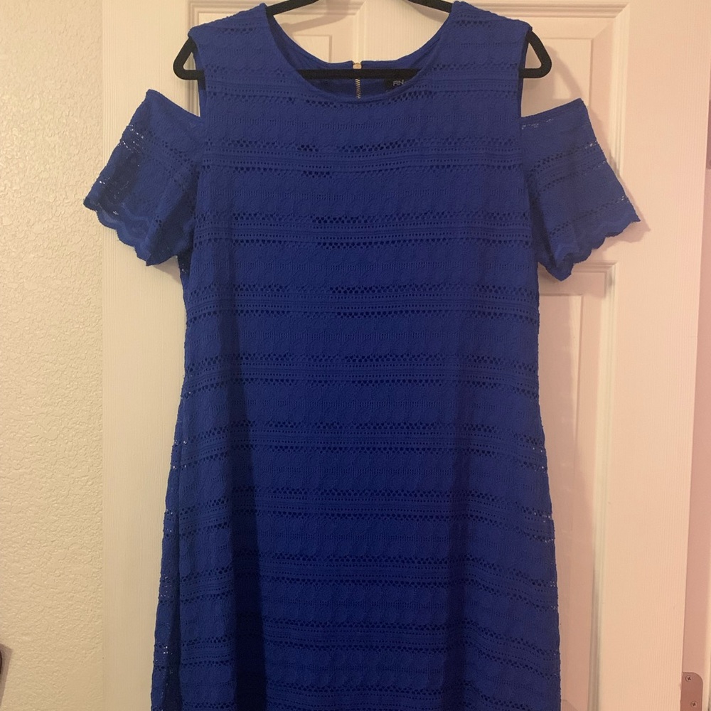 RN Studios by Ronnie Nicole Cobalt Blue Cold Shoulder